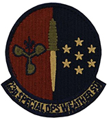 Air Force 23rd Special Operations Weather Squadron Spice Brown OCP Scorpion Shoulder Patch With Velcro